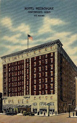 Hotel Metropole - Cincinnati, Ohio OH Postcard