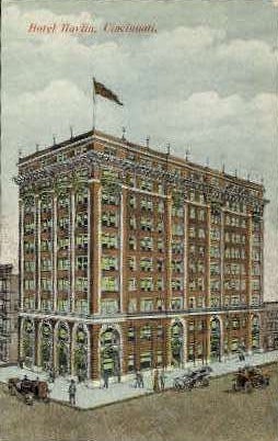 Hotel Havlin - Cincinnati, Ohio OH Postcard