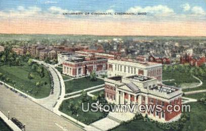 University of Cincinnati - Ohio OH Postcard