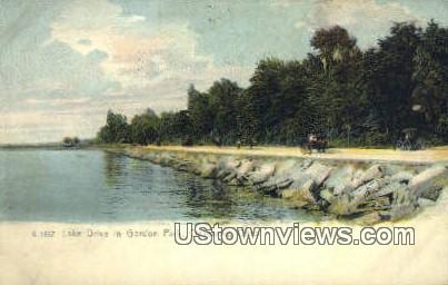 Lake Drive, Gordon Park - Cleveland, Ohio OH Postcard