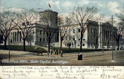 State Capitol Buildings - Columbus, Ohio OH Postcard