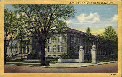 Ohio State Museum - Columbus Postcard