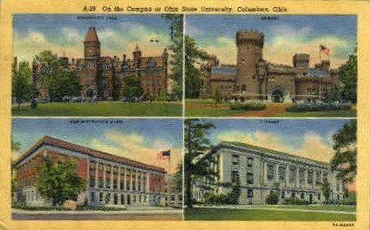 Ohio State University - Columbus Postcard
