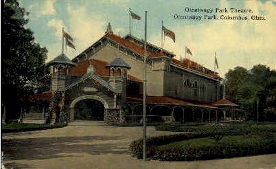 Olentangy Park Theatre, Olentangy Park - Columbus, Ohio OH Postcard