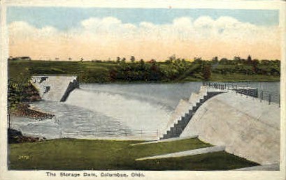 The Storage Dam - Columbus, Ohio OH Postcard