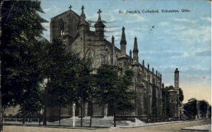 St. Joseph's Cathedral - Columbus, Ohio OH Postcard