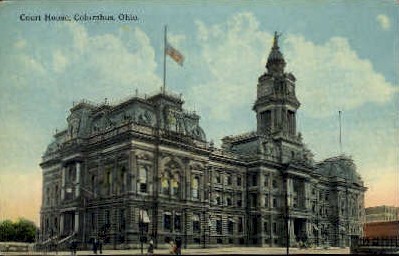 Court House - Columbus, Ohio OH Postcard
