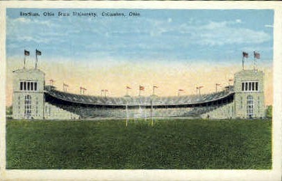 Stadium, Ohio State University - Columbus Postcard