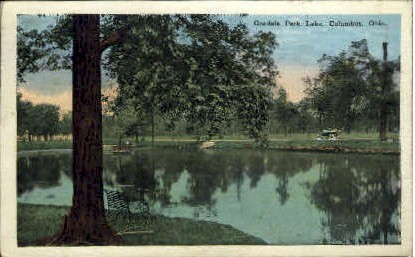 Goodale Park Lake - Columbus, Ohio OH Postcard
