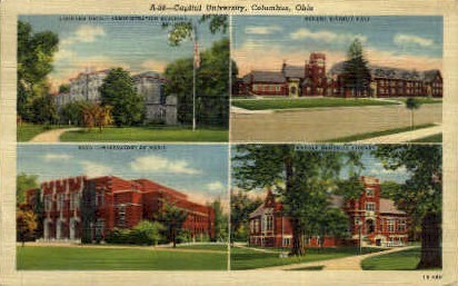 Capital University - Columbus, Ohio OH Postcard