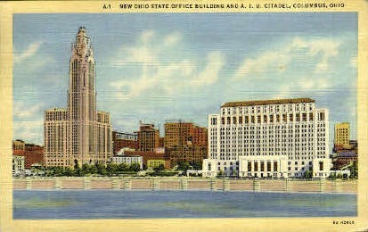 New Ohio State Office Building  - Columbus Postcard