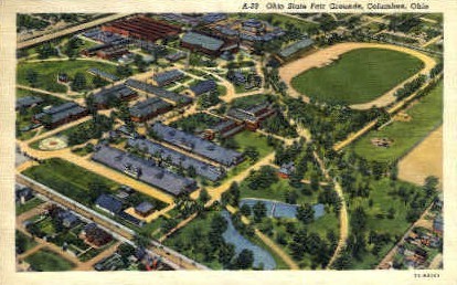 Ohio State Fair Grounds - Columbus Postcard