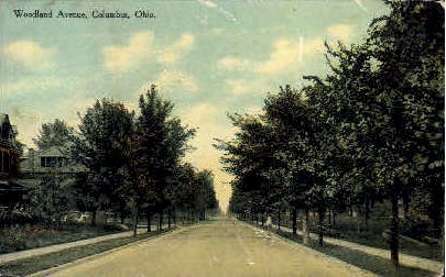 Woodland Avenue - Columbus, Ohio OH Postcard