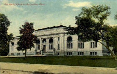Carnegie Library - Columbus, Ohio OH Postcard