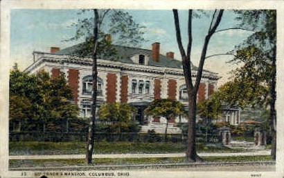 Governor's Mansion - Columbus, Ohio OH Postcard