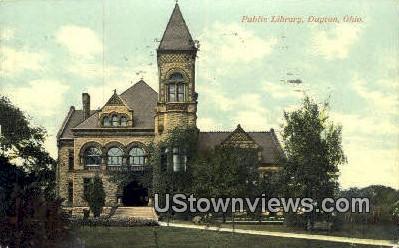 Public Library - Dayton, Ohio OH Postcard