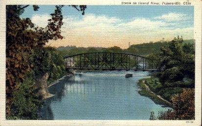 Grand River - Painesville, Ohio OH Postcard