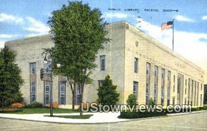 Public Library - Toledo, Ohio OH Postcard
