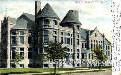 Public Library - Toledo, Ohio OH Postcard