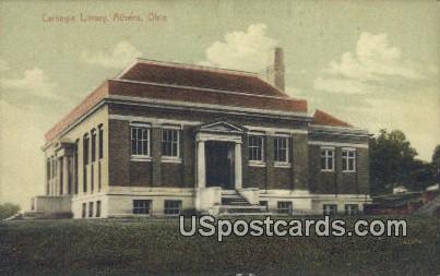 Carnegie Library - Athens, Ohio OH Postcard