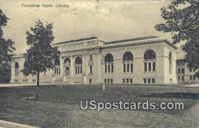 Columbus Public Library - Ohio OH Postcard