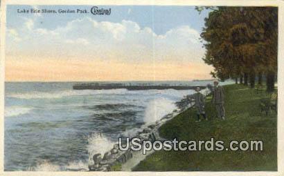 Lake Erie Shore - Cleveland, Ohio OH Postcard