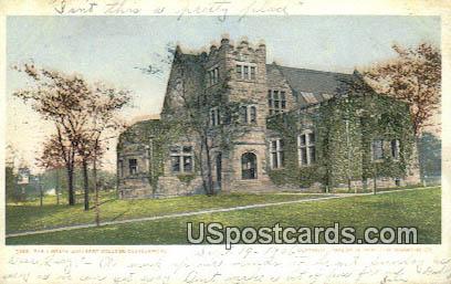 Library, Adelbert College - Cleveland, Ohio OH Postcard