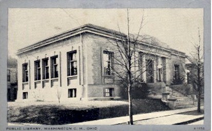 Public Library - Washington C.H., Ohio OH Postcard