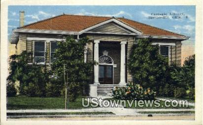 Carnegie Library - Bartlesville, Oklahoma OK Postcard