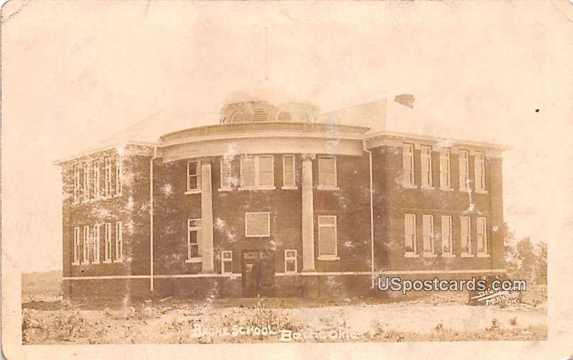 Bache School - Oklahoma OK Postcard