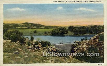 Lake Burford, Wichita Mountains - Lawton, Oklahoma OK Postcard