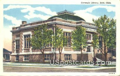 Carnegie Library - Enid, Oklahoma OK Postcard