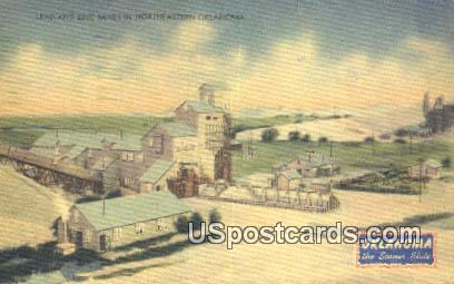 Lead & Sinc Mines - Northeastern Oklahoma Postcards, Oklahoma OK Postcard