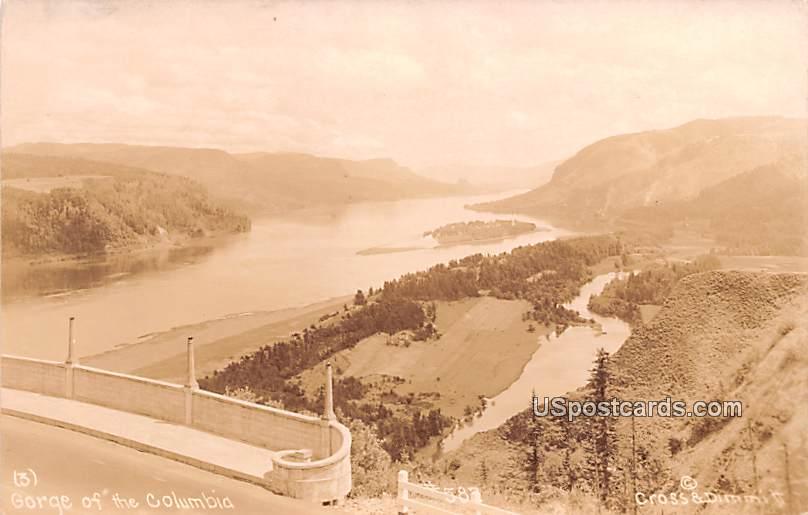 Gorge of the Columbia - Columbia River Highway, Oregon OR Postcard