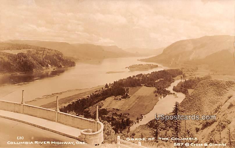 Gorge of the Columbia - Columbia River Highway, Oregon OR Postcard