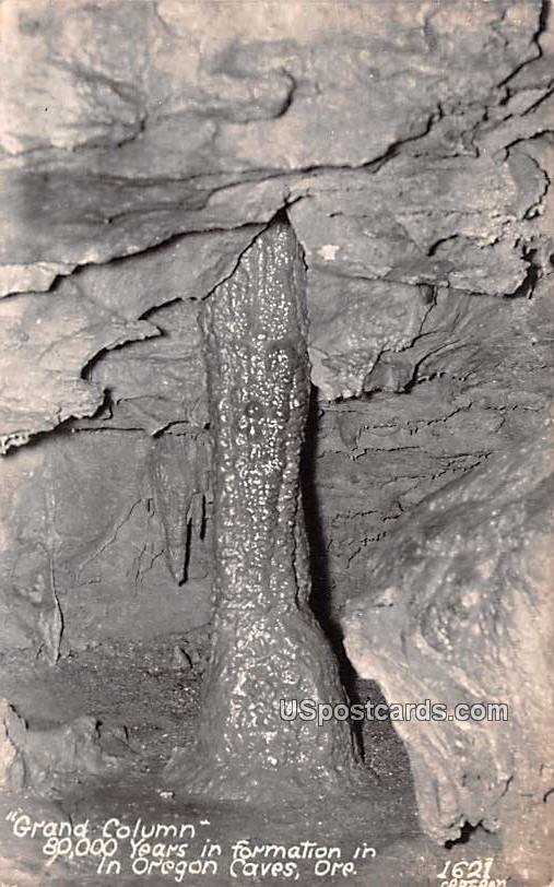 Grand Column - Oregon Caves Postcards, Oregon OR Postcard