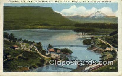 Gold Ray Dam, Table Rock - Rogue River, Oregon OR Postcard
