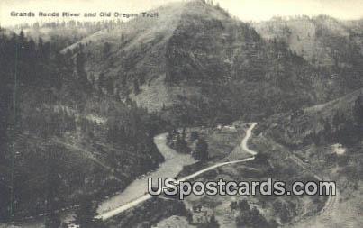 Grande Ronde River - Old Oregon Trail Postcards, Oregon OR Postcard