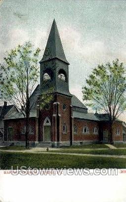 Baptist Church, Athens - Pennsylvania PA Postcard