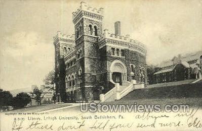 Library, Lehigh University - Bethlehem, Pennsylvania PA Postcard