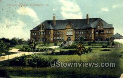 Carnegie Library - Homestead, Pennsylvania PA Postcard