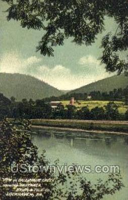 Bald Eagle Creek - Lock Haven, Pennsylvania PA Postcard