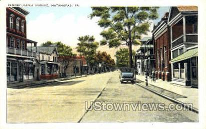 Pennsylvania Ave. - Matamoras Postcard