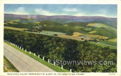 Bald Eagle Valley - Muncy, Pennsylvania PA Postcard