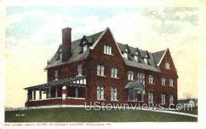 Phi Gamma Delta House - Meadville, Pennsylvania PA Postcard