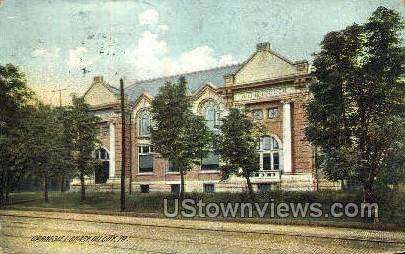 Carnegie Library - Oil City, Pennsylvania PA Postcard