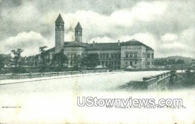 Carnegie Library, Schenley Park - Pittsburgh, Pennsylvania PA Postcard