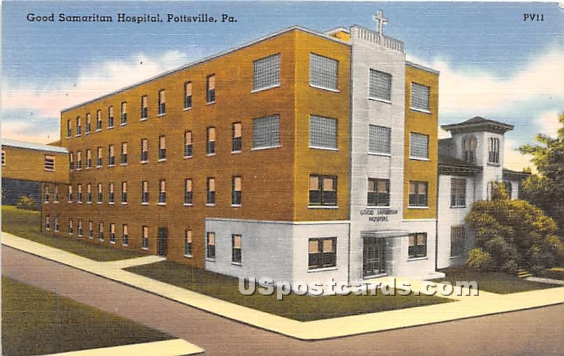 Good Samaritan Hospital - Pottsville, Pennsylvania PA Postcard