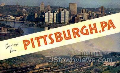 Golden Triangle, New Gateway Center - Pittsburgh, Pennsylvania PA Postcard