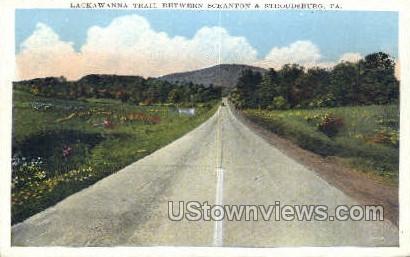 Lackawanna trail stone bridge - Stroudsburg, Pennsylvania PA Postcard